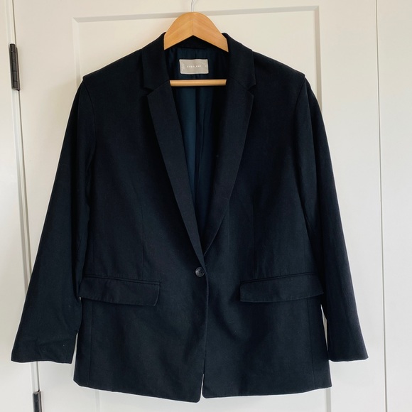 Everlane Jackets & Coats Everlane Easy Blazer Black Poshmark
